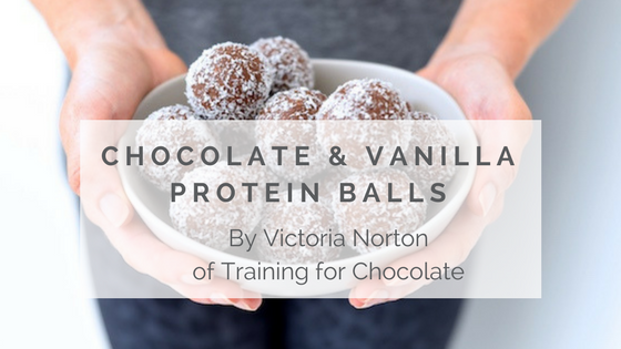 Chocolate and Vanilla Protein Balls